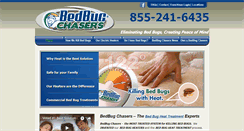 Desktop Screenshot of bedbugchasers.com