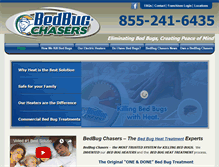 Tablet Screenshot of bedbugchasers.com